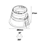 flexible GU10 recessed light